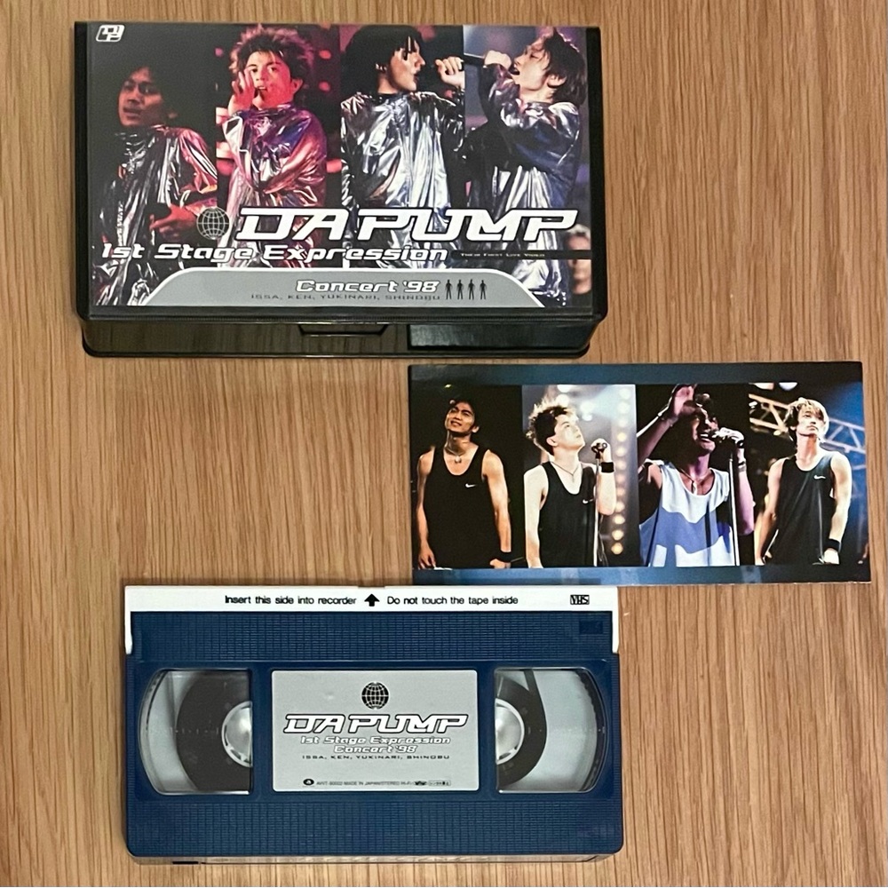 DA PUMP 1st Stage Expression VHS Concert 98 - Issa Ken Yukinari Shinobu Jpop